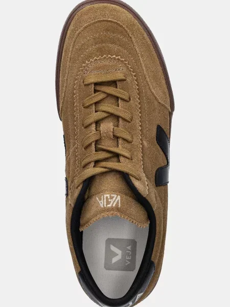 Кожаные кроссовки Veja коричневые