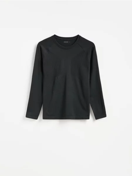 Trening Reserved cu mâneci lungi negru