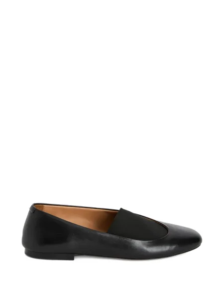Balerini Jil Sander din piele negru