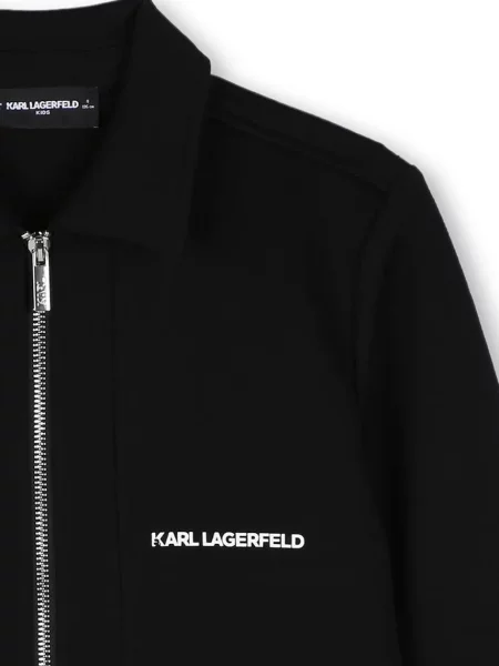 Karl Lagerfeld кофта на застібці дитяча з бавовною