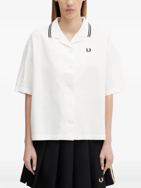 Scurt cămașă Fred Perry alb