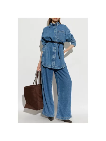 Jeansy Sportmax niebieskie
