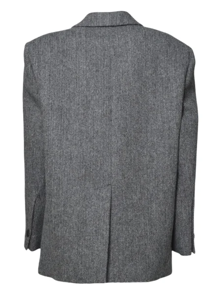 Blejzer Weekend Max Mara s herringbone uzorkom siva