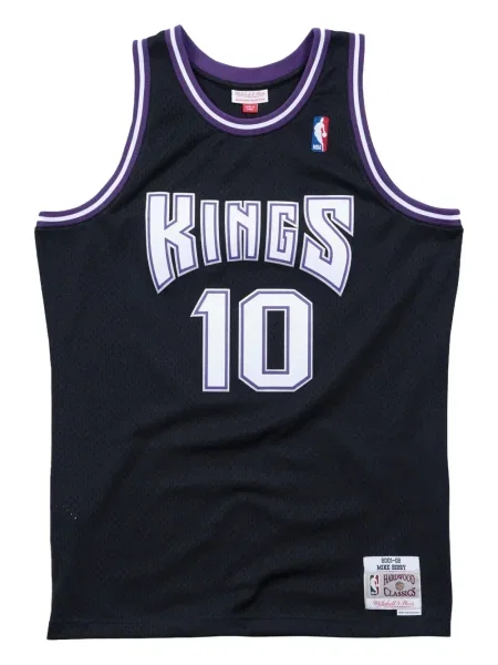Hanorac Mitchell & Ness din jerseu negru