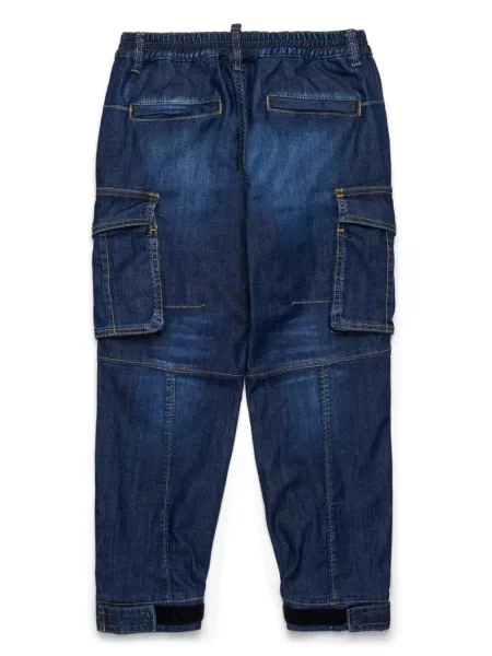 Jeansy dziecięce Dsquared2 niebieskie