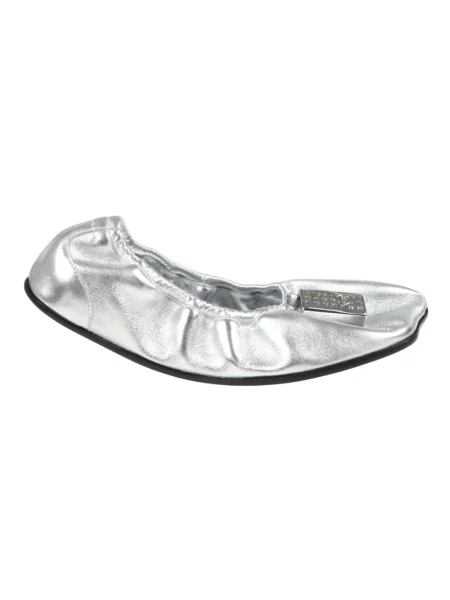 Balerinki Mm6 Maison Margiela skórzane szare