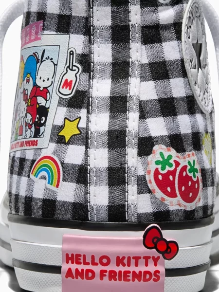Converse x Hello Kitty Chuck Taylor All Star HI női tornacipők fekete