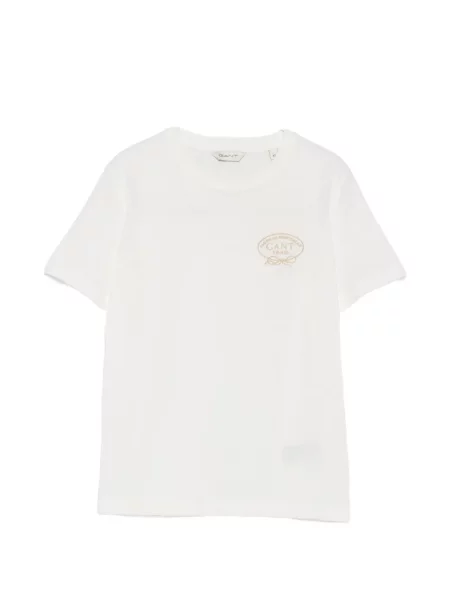Tricou Gant cu autograf alb