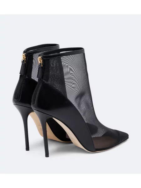 Kožené členkové čižmy Malone Souliers čierna