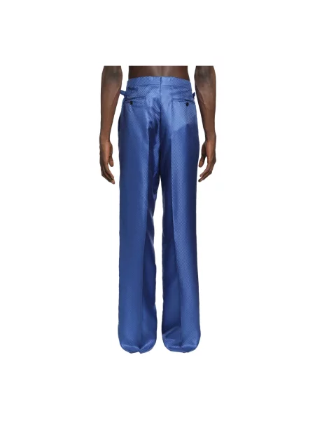 Spodnie Tom Ford niebieskie