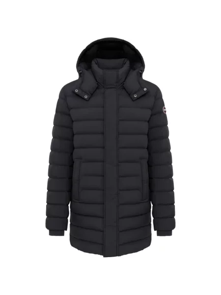 Palton Colmar cu glugă negru