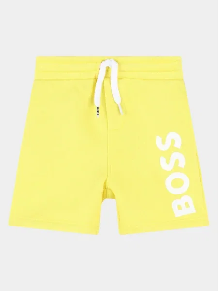 Boss Спортни шорти M жълт