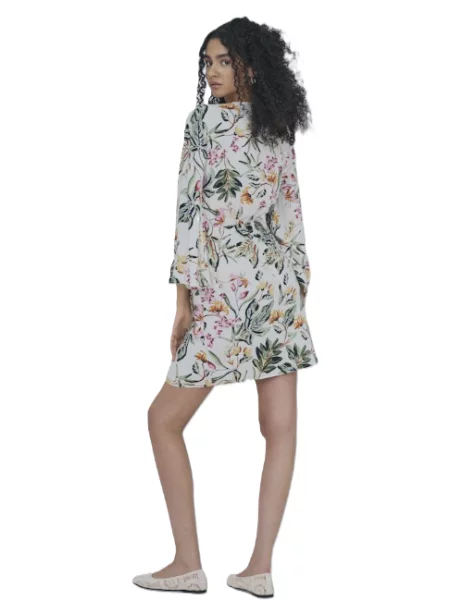 JDY Rochie JDYSEZEN bleumarin / galben / verde alb
