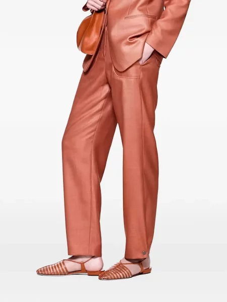Hlače Giorgio Armani narančasta