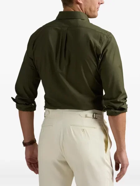 Fular Polo Ralph Lauren plisat tricotate cu imagine albastru