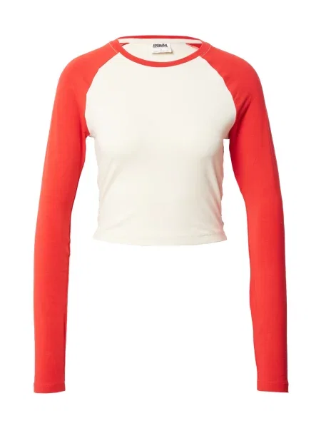 Urban Classics Tricou roșu alb