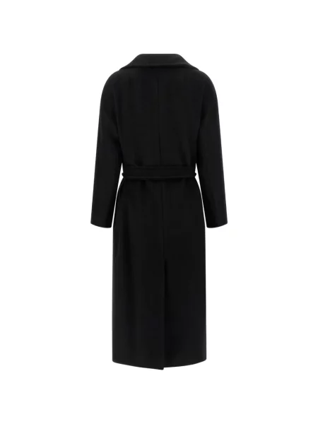 Cu centură palton Max Mara negru