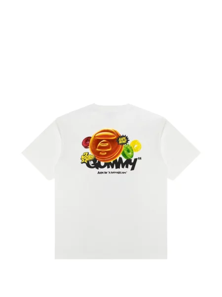 Tricou Aape By A Bathing Ape cu imagine alb
