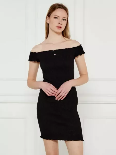 Tommy Jeans Rochie negru