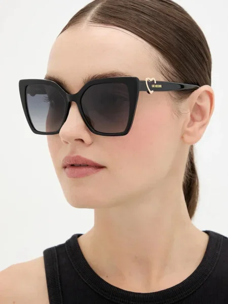 Слънчеви очила Love Moschino бяло