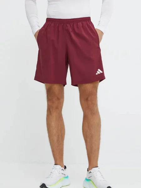 Къс панталон за бягане adidas Performance Own The Run Base бордо
