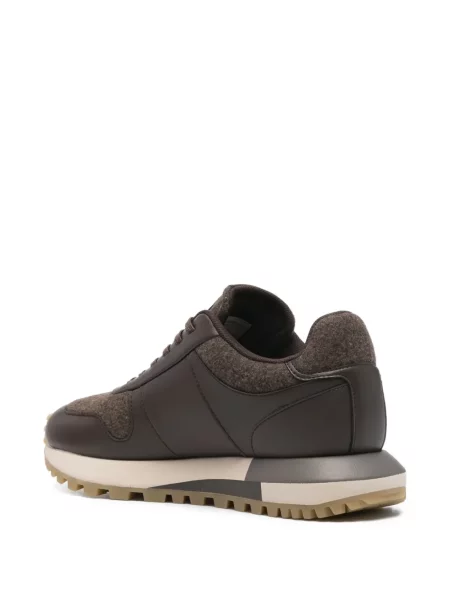 Sneakerși Emporio Armani maro