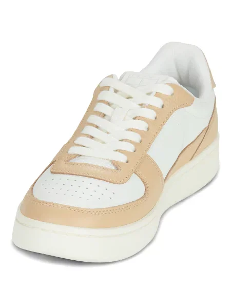 Sneakerși Tommy Jeans retro alb