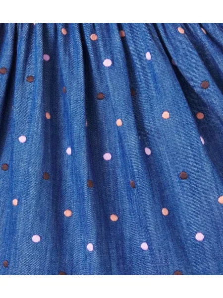 Gyerek denim ruha Zimmermann kék