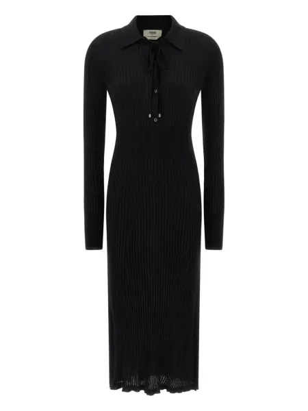 Rochie Fendi tricotate de costum negru
