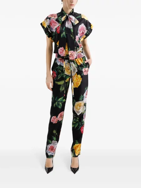 Cămașă Dolce & Gabbana cu imagine negru