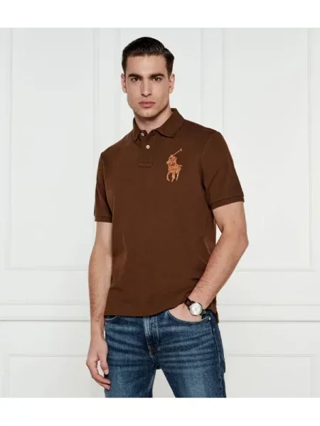POLO RALPH LAUREN Tenisz póló barna