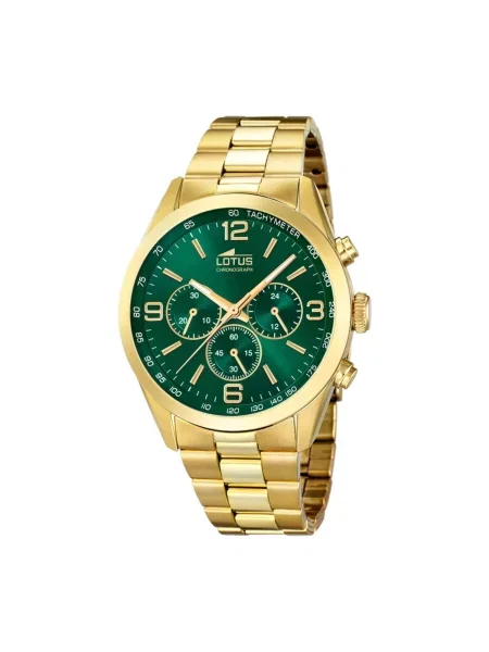 Lotus Analogové hodinky Chronograph Chrono' zelená