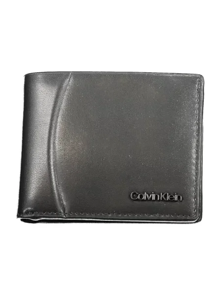 Portfel Calvin Klein skórzany czarny