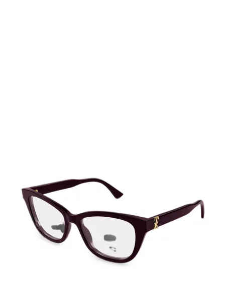 Sunčane naočale Cartier Eyewear s autogramom ljubičasta