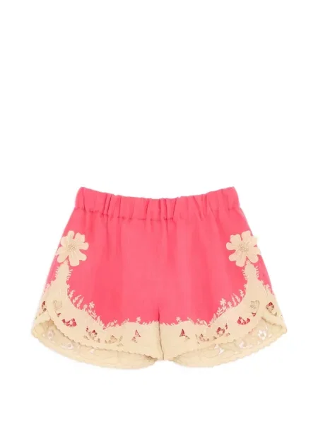 Pantaloni scurți Valentino Garavani de in roz
