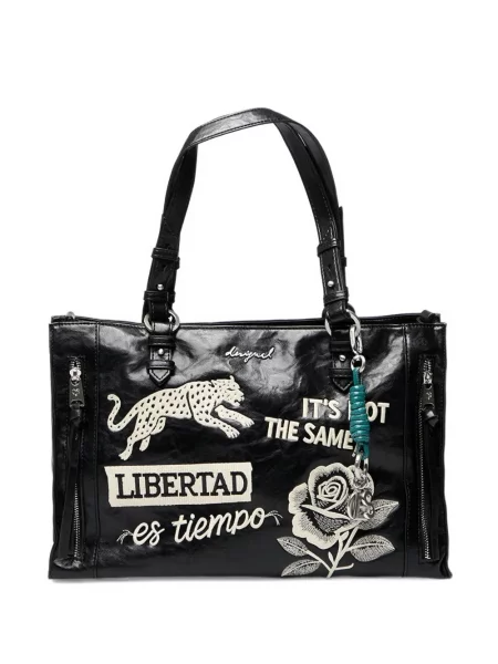 Shopper kabelka Desigual černá