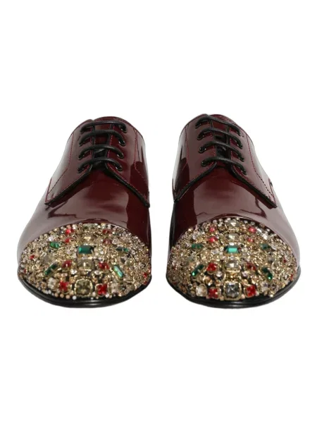 Oksfordy Dolce And Gabbana skórzany elegancki