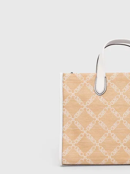 Geantă shopper Michael Michael Kors bej