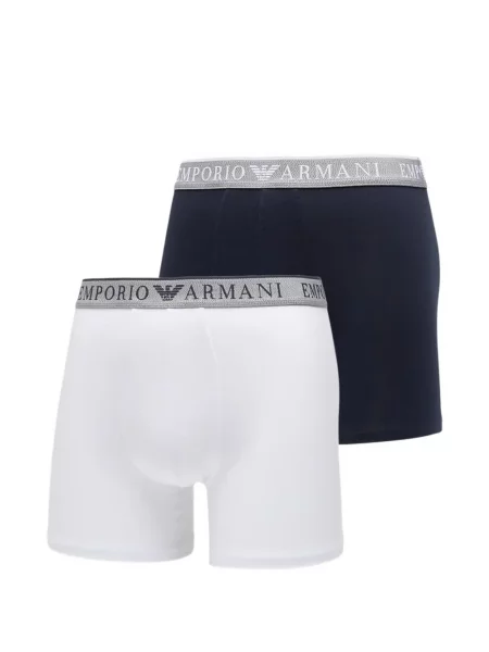 Boxeri Ea7 Emporio Armani cu autograf alb