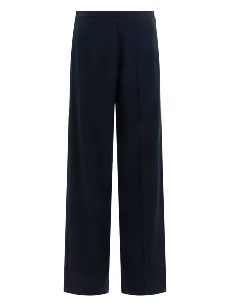 Spodnie Fit plisowane niebieskie