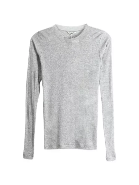 Lung tricou Auralee gri