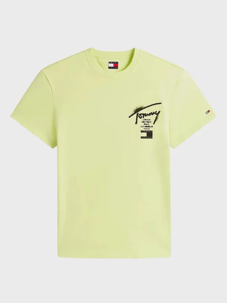Футболка Tommy Jeans желтая