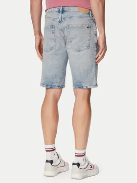 Tommy Jeans kratke hlače muške od trapera plava