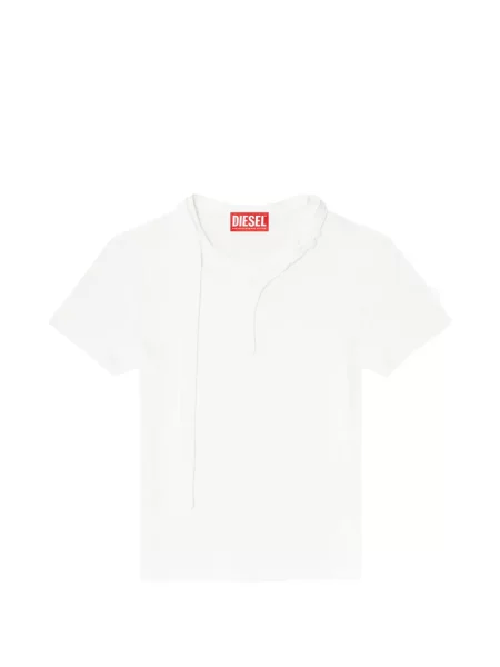 Top Diesel cu bretele alb