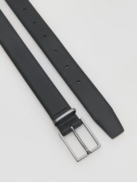 Ремень Reserved с ремешками черный