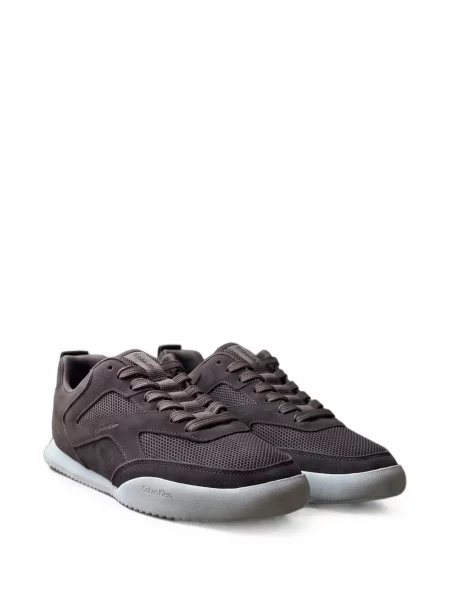 Sneakerși Calvin Klein cu imagine plasă maro