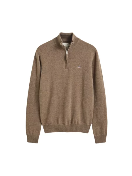 Sweter Gant wełniany brązowy