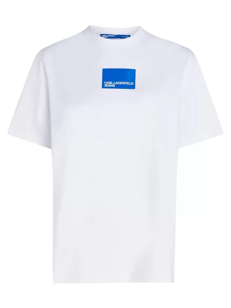 Karl Lagerfeld Jeans Tricou alb
