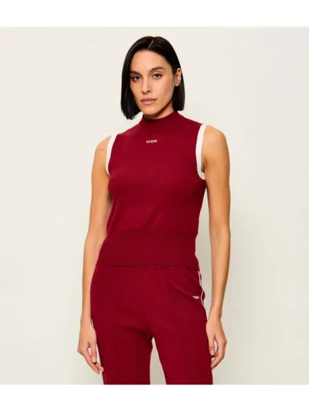 GUESS ACTIVE Top LAURENE bordo