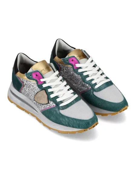 Buty do biegania Philippe Model skórzane do biegania szare
